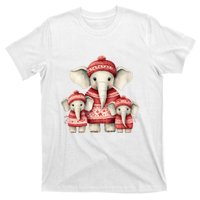 Christmas Elephant Family Matching Outfit T-Shirt