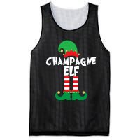 Champagne Elf Funny Christmas Squad Matching Xmas Mesh Reversible Basketball Jersey Tank