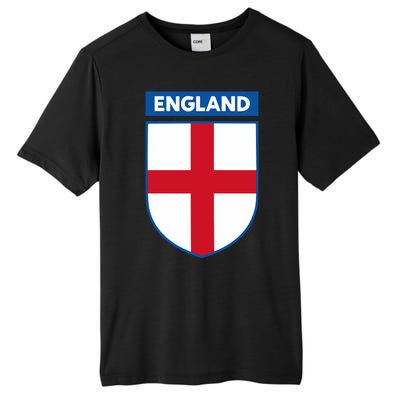 Cool England Flag Badge Tall Fusion ChromaSoft Performance T-Shirt