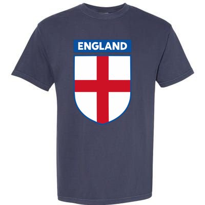 Cool England Flag Badge Garment-Dyed Heavyweight T-Shirt