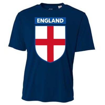 Cool England Flag Badge Cooling Performance Crew T-Shirt