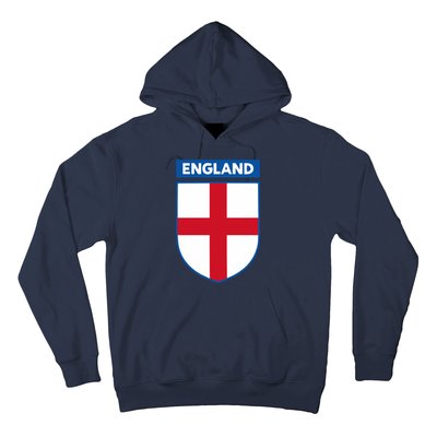 Cool England Flag Badge Hoodie