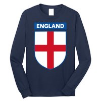 Cool England Flag Badge Long Sleeve Shirt