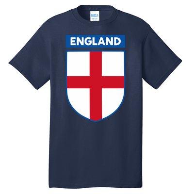 Cool England Flag Badge Tall T-Shirt