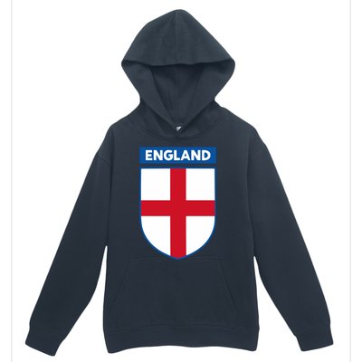 Cool England Flag Badge Urban Pullover Hoodie