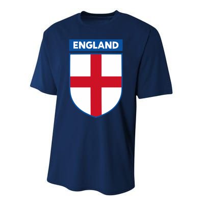 Cool England Flag Badge Performance Sprint T-Shirt