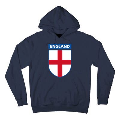 Cool England Flag Badge Tall Hoodie