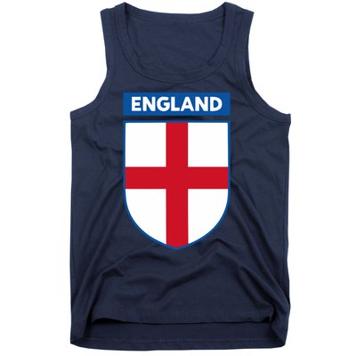 Cool England Flag Badge Tank Top