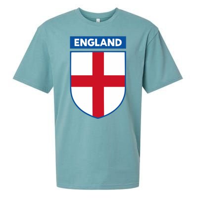 Cool England Flag Badge Sueded Cloud Jersey T-Shirt