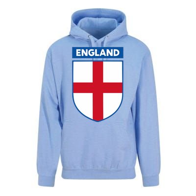 Cool England Flag Badge Unisex Surf Hoodie