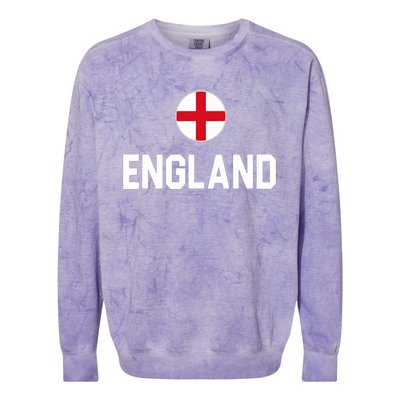 Cool England Flag Colorblast Crewneck Sweatshirt