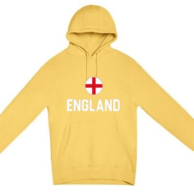 Cool England Flag Premium Pullover Hoodie