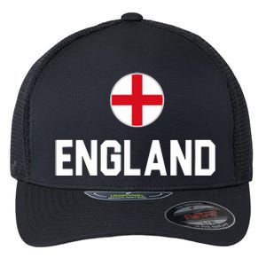 Cool England Flag Flexfit Unipanel Trucker Cap