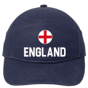 Cool England Flag 7-Panel Snapback Hat