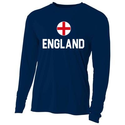 Cool England Flag Cooling Performance Long Sleeve Crew