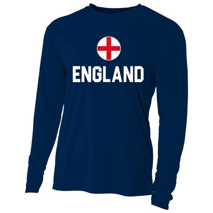 Cool England Flag Cooling Performance Long Sleeve Crew