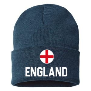 Cool England Flag Sustainable Knit Beanie