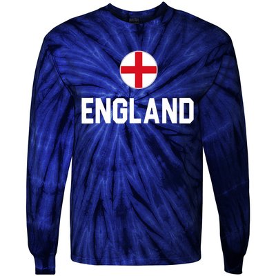 Cool England Flag Tie-Dye Long Sleeve Shirt