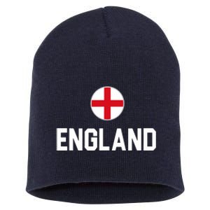 Cool England Flag Short Acrylic Beanie