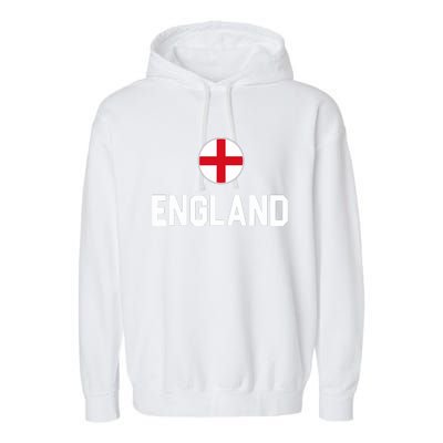 Cool England Flag Garment-Dyed Fleece Hoodie