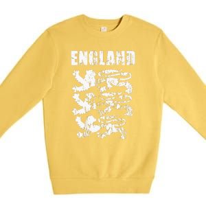 Cool England Flag Premium Crewneck Sweatshirt