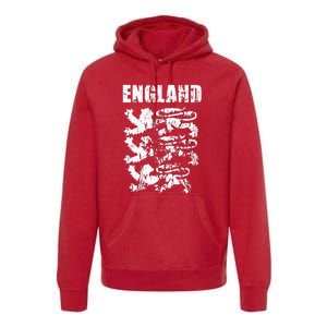 Cool England Flag Premium Hoodie