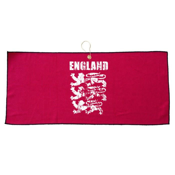 Cool England Flag Large Microfiber Waffle Golf Towel