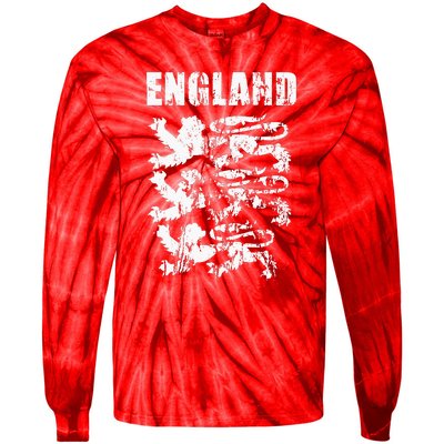 Cool England Flag Tie-Dye Long Sleeve Shirt