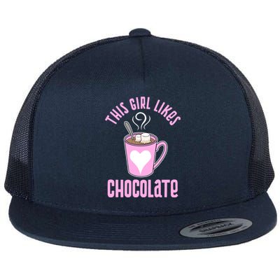 Chocolate Expert Funny Saying Likes Cocoa Chocolate Gift Flat Bill Trucker Hat