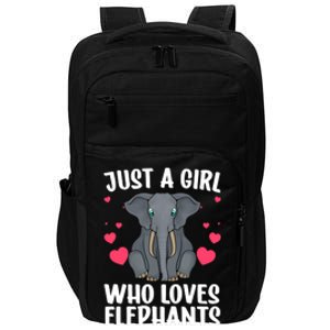 Cool Elephant For Wo Girl African Elephant Lover Zoology Impact Tech Backpack