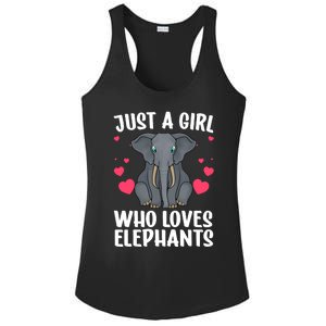 Cool Elephant For Wo Girl African Elephant Lover Zoology Ladies PosiCharge Competitor Racerback Tank