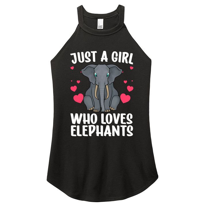 Cool Elephant For Wo Girl African Elephant Lover Zoology Women's Perfect Tri Rocker Tank