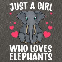 Cool Elephant For Wo Girl African Elephant Lover Zoology Cotton Canvas Backpack