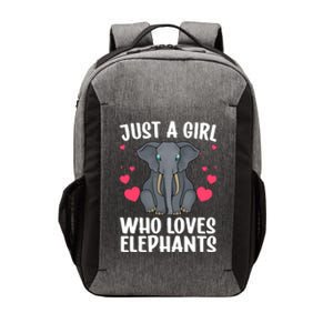 Cool Elephant For Wo Girl African Elephant Lover Zoology Vector Backpack