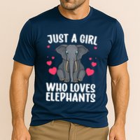 Cool Elephant For Wo Girl African Elephant Lover Zoology Cooling Performance Crew T-Shirt