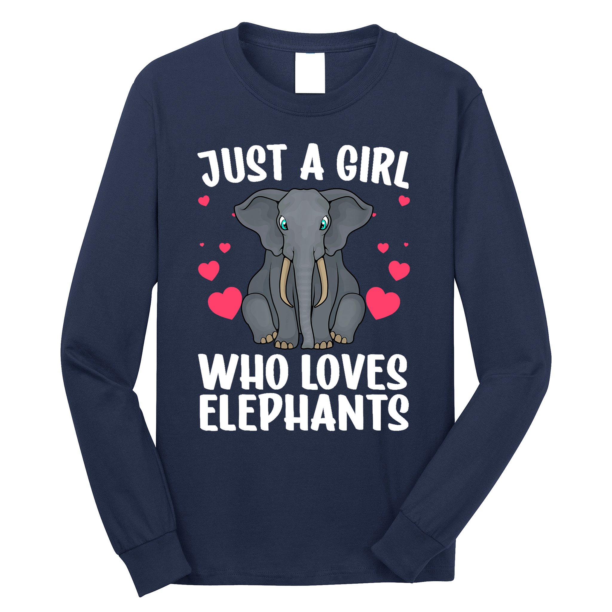 Cool Elephant For Wo Girl African Elephant Lover Zoology Long Sleeve Shirt