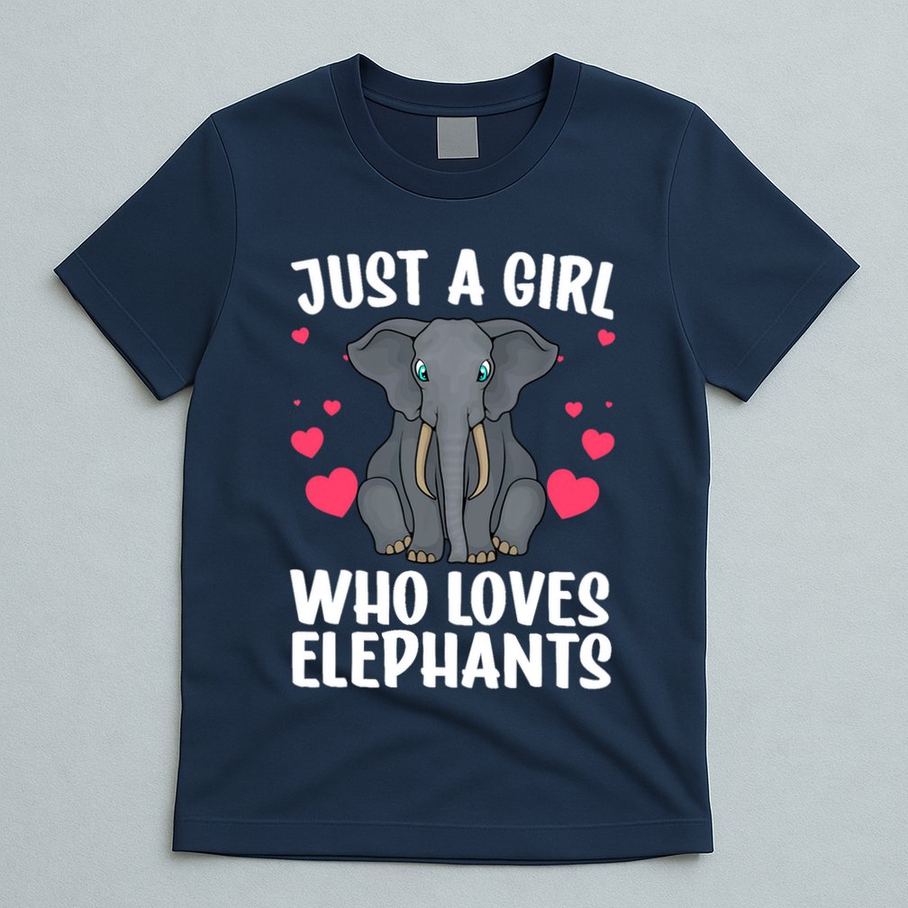 Cool Elephant For Wo Girl African Elephant Lover Zoology T-Shirt