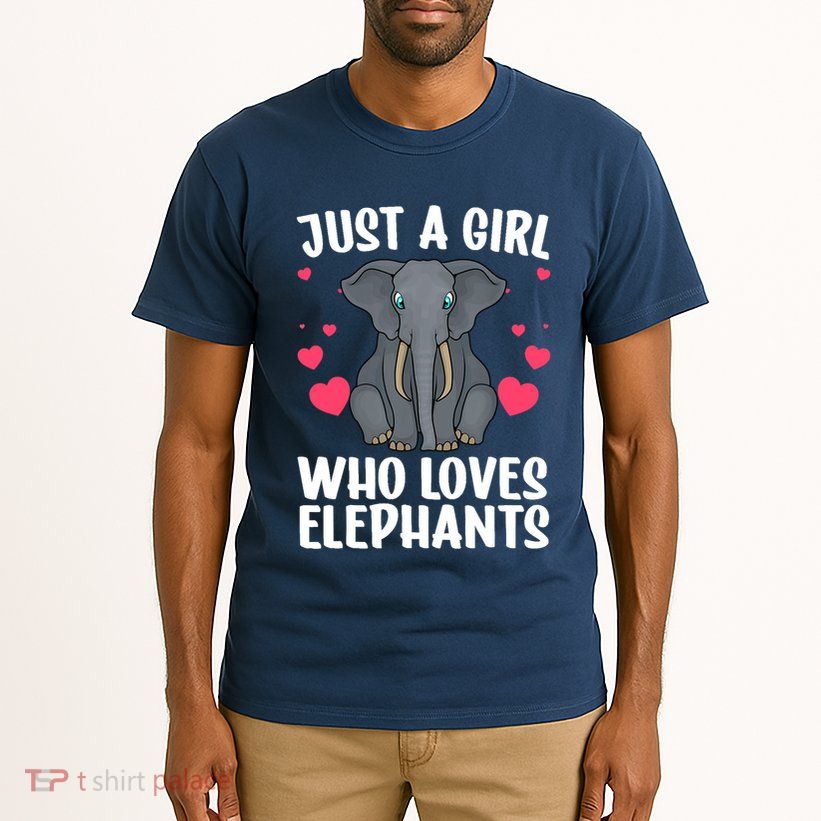 Cool Elephant For Wo Girl African Elephant Lover Zoology Tall T-Shirt