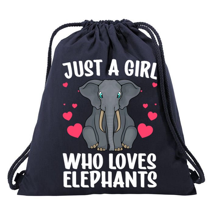 Cool Elephant For Wo Girl African Elephant Lover Zoology Drawstring Bag