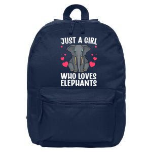 Cool Elephant For Wo Girl African Elephant Lover Zoology 16 in Basic Backpack