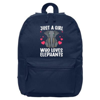 Cool Elephant For Wo Girl African Elephant Lover Zoology 16 in Basic Backpack