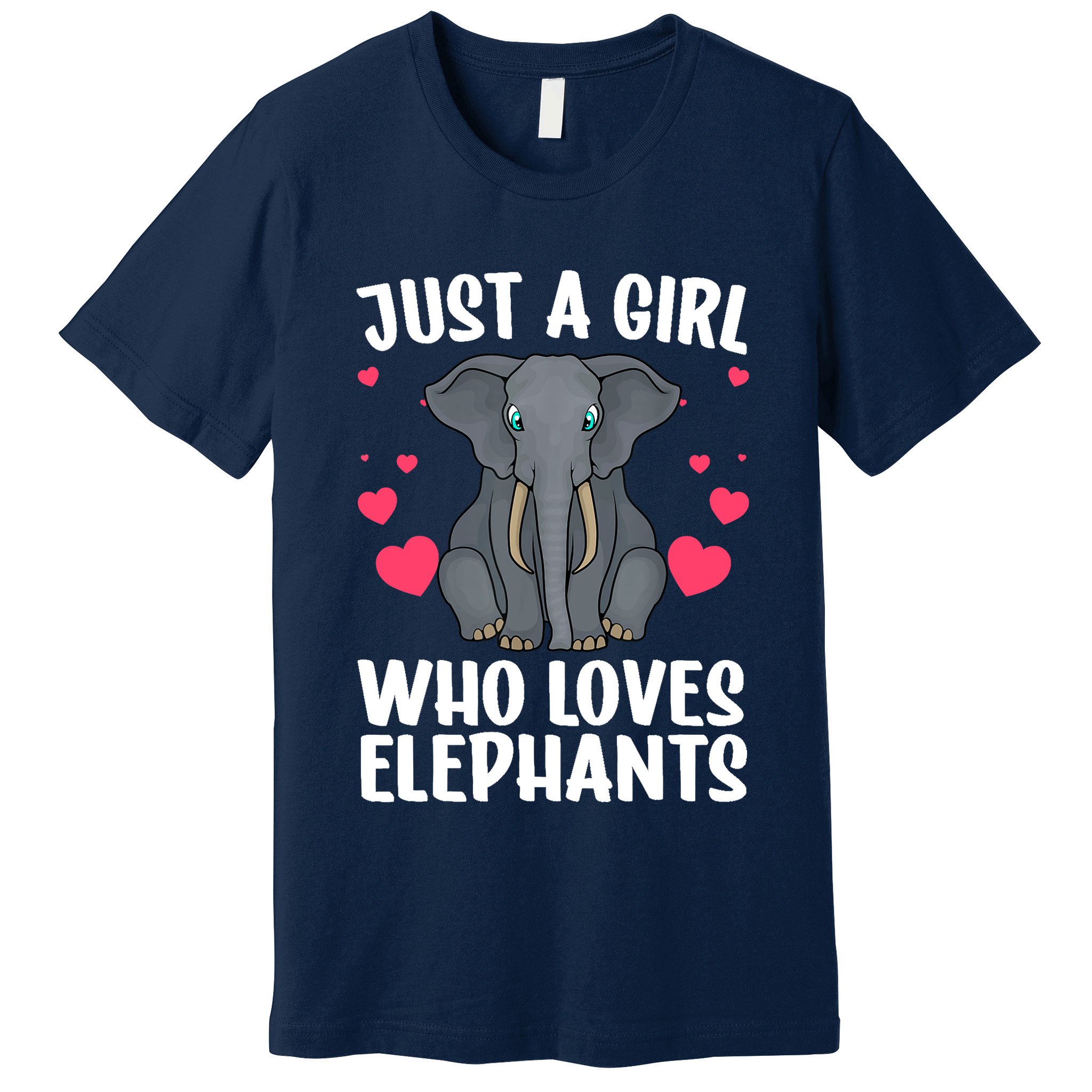 Cool Elephant For Wo Girl African Elephant Lover Zoology Premium T-Shirt