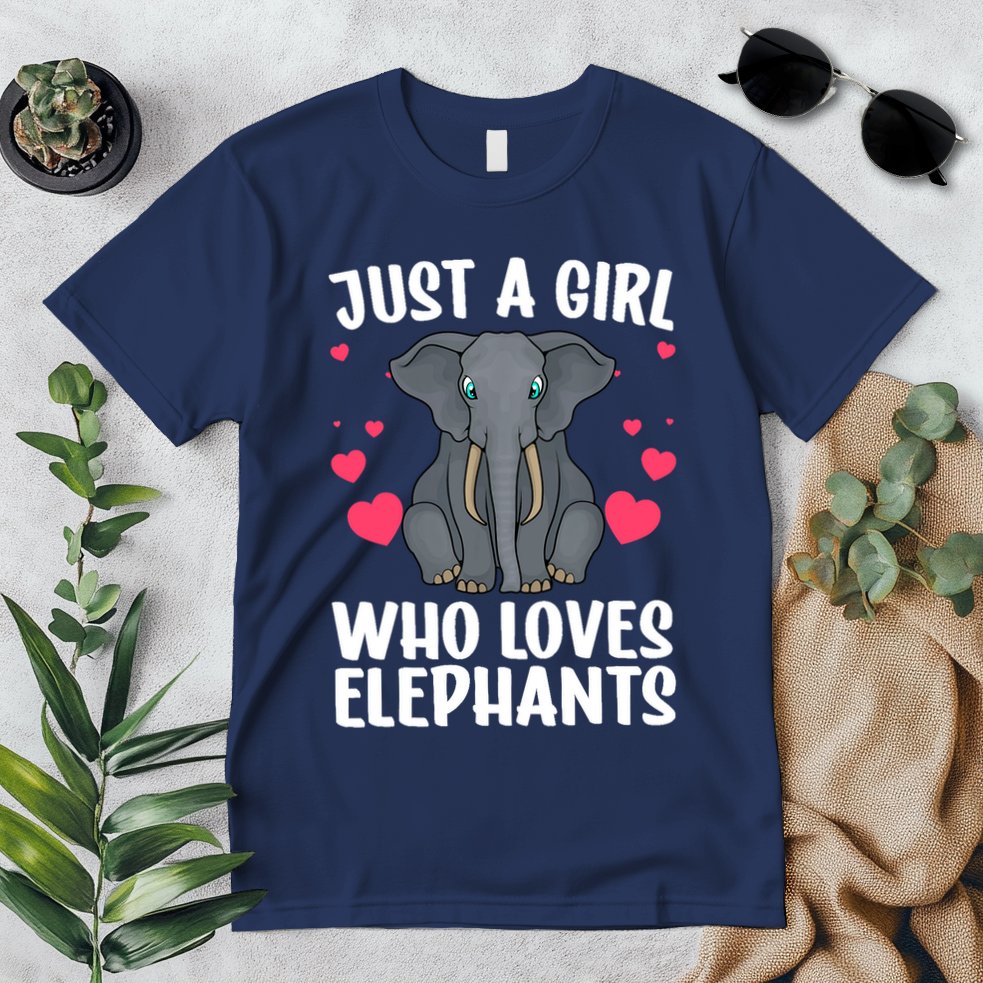 Cool Elephant For Wo Girl African Elephant Lover Zoology Premium T-Shirt