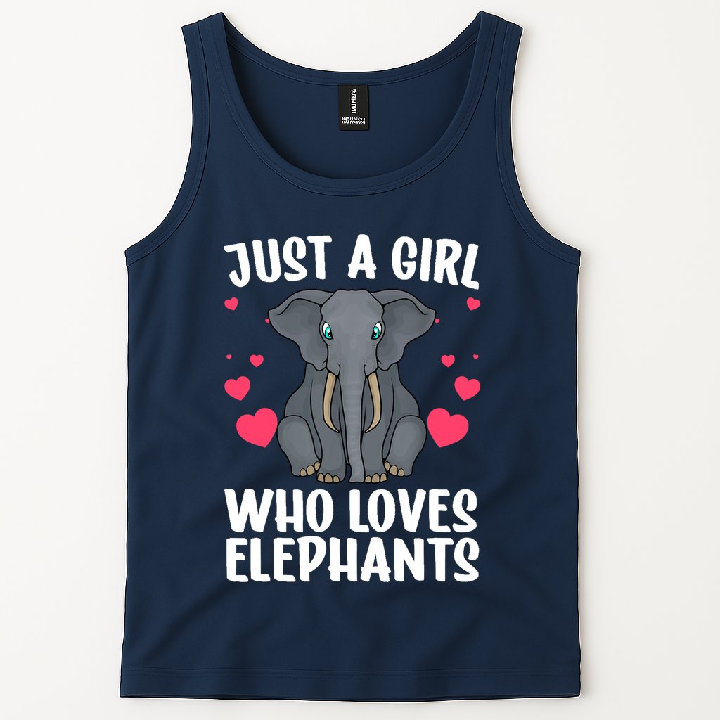 Cool Elephant For Wo Girl African Elephant Lover Zoology Tank Top