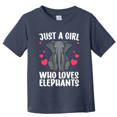 Cool Elephant For Wo Girl African Elephant Lover Zoology Toddler T-Shirt