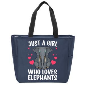 Cool Elephant For Wo Girl African Elephant Lover Zoology Zip Tote Bag