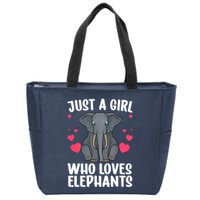 Cool Elephant For Wo Girl African Elephant Lover Zoology Zip Tote Bag