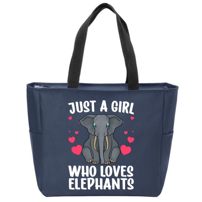 Cool Elephant For Wo Girl African Elephant Lover Zoology Zip Tote Bag