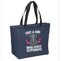 Cool Elephant For Wo Girl African Elephant Lover Zoology Zip Tote Bag
