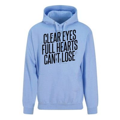 Clear Eyes Full Hearts CanT Lose Unisex Surf Hoodie